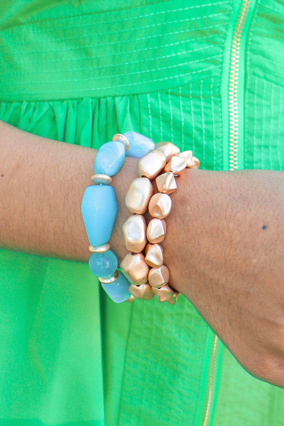 My Kind of Day Chunky Stone Bracelet Set-ACC BRACELET