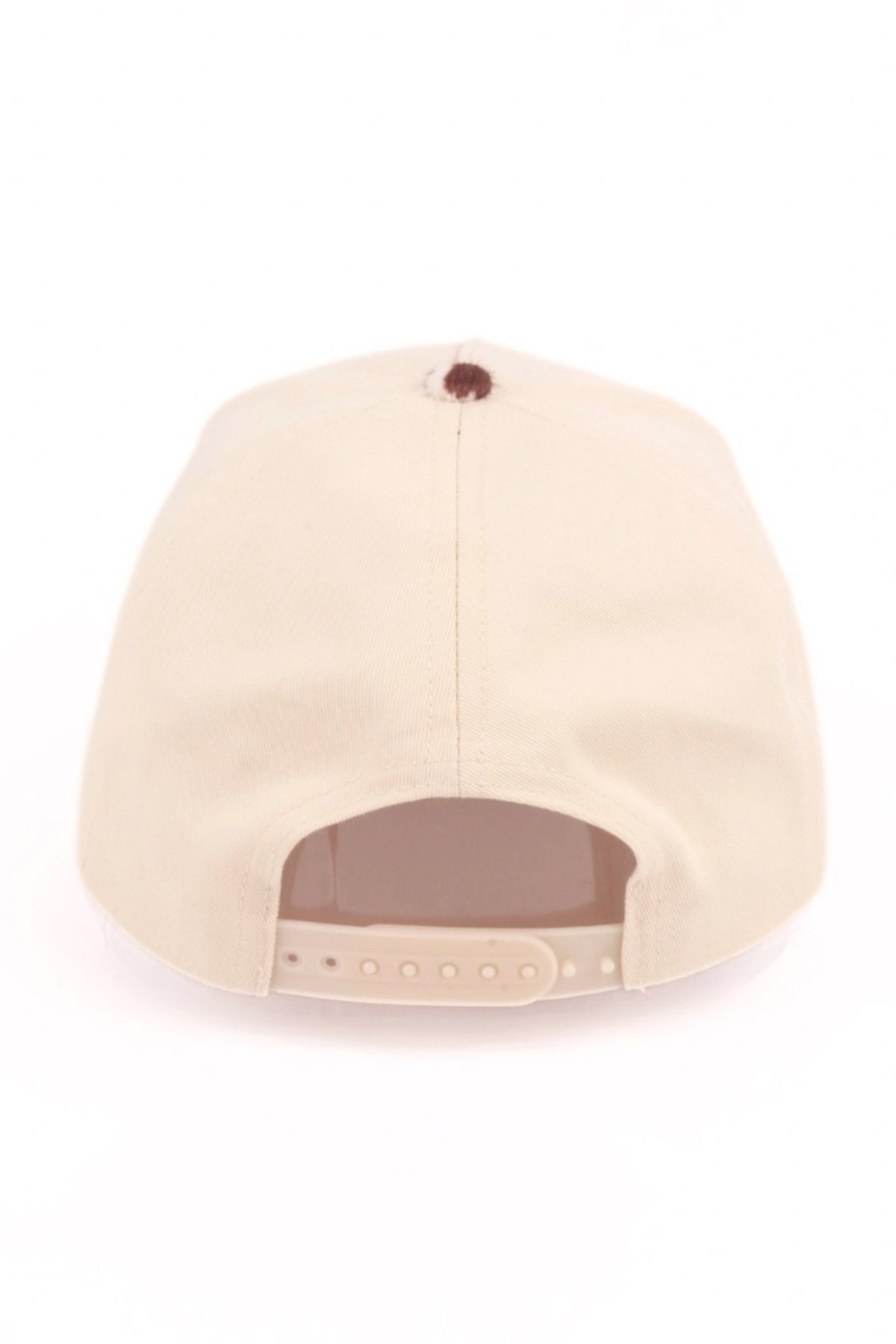 Dolly Vibes Cow Print Baseball Cap - back view