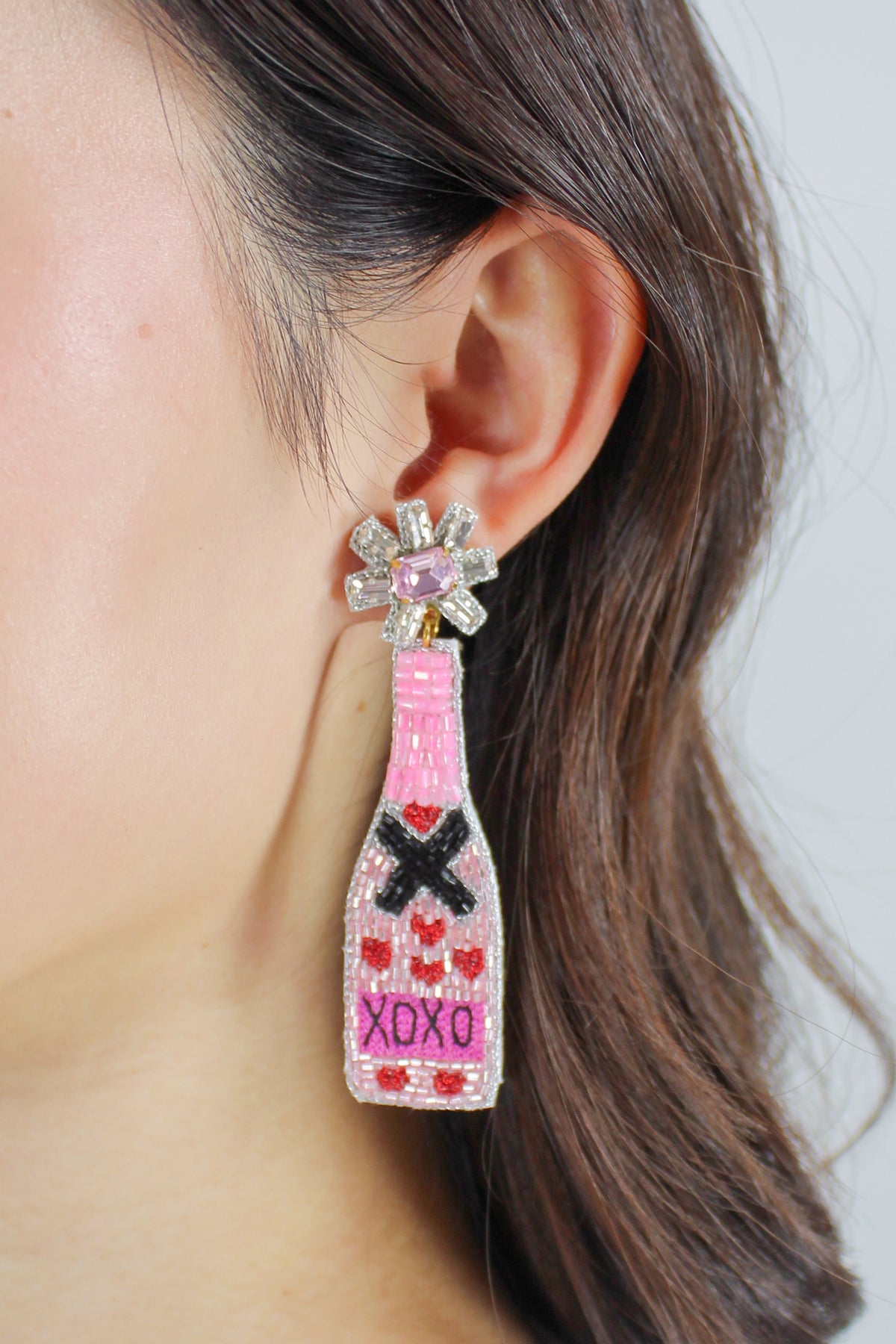 XOXO Bottle Earrings by Taylor Shaye-ACC EARRING