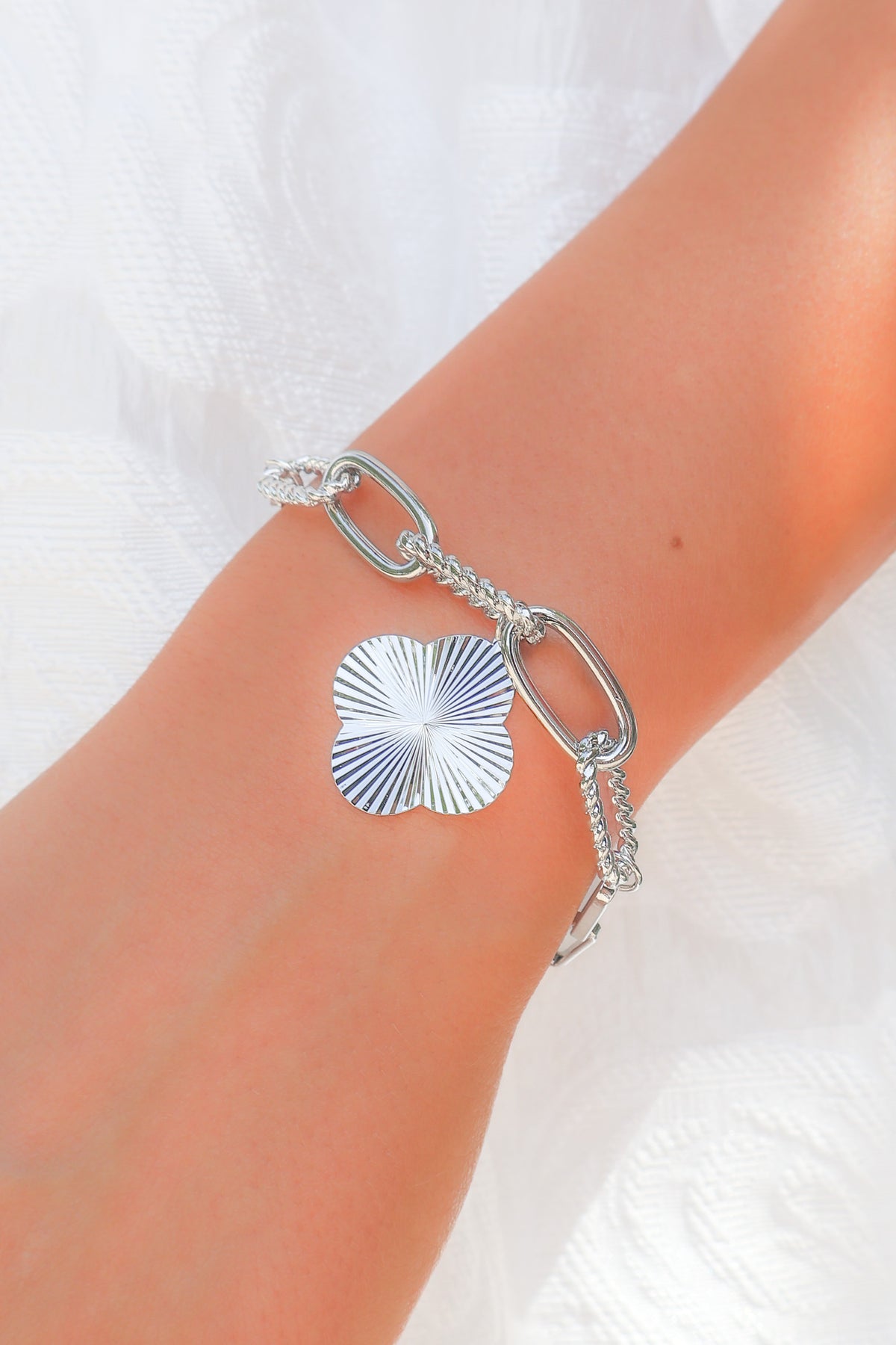 clover charm bracelet
