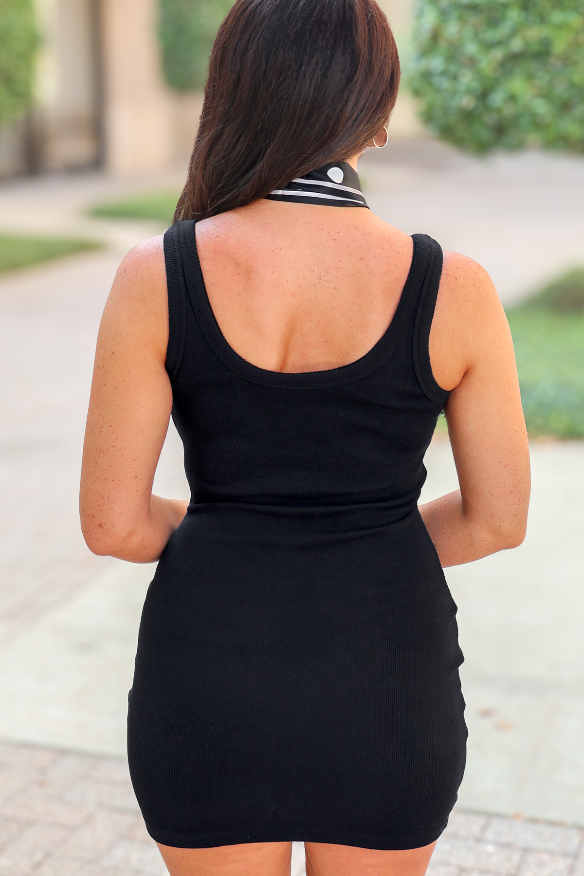 Better Every Time Ribbed V Neck Tank Mini Dress