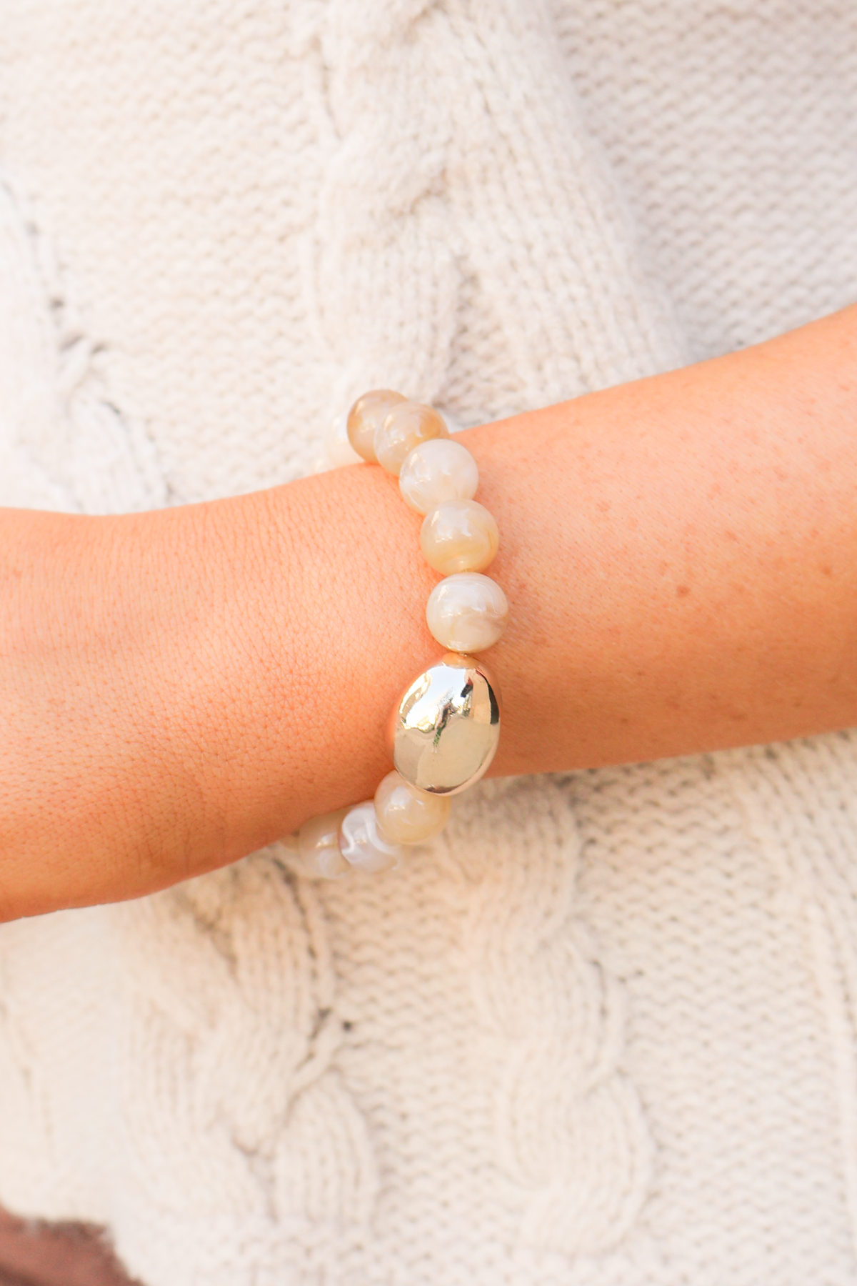 Look My Way Round Beaded Bracelet-ACC BRACELET