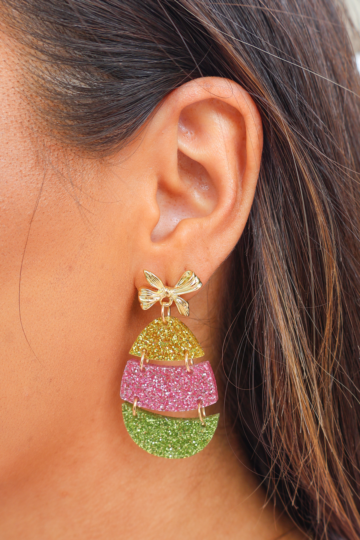 On the Hunt Easter Egg Dangle Earrings by TLD Designs-ACC EARRING