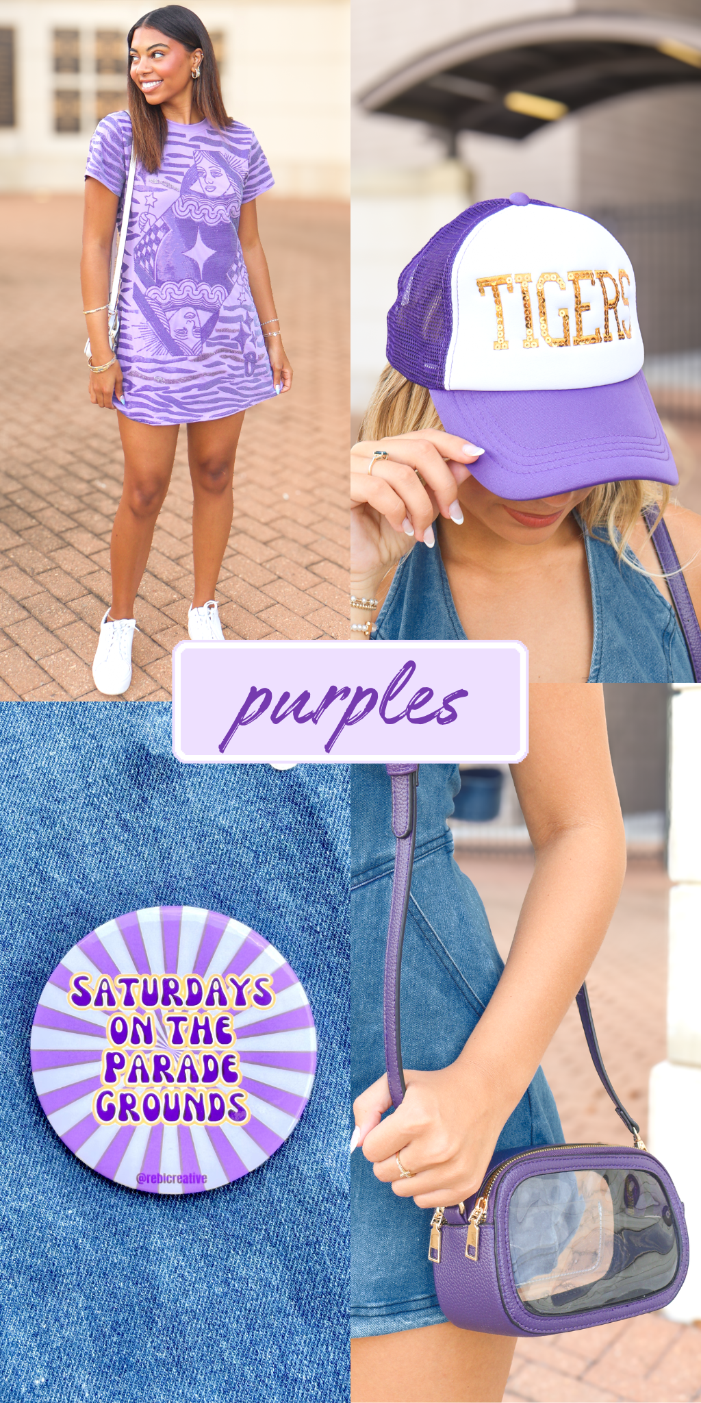 Shop purple gameday styles