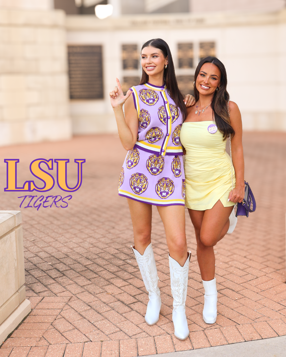 lsu dresses for women Tigers Varsity Dress Length measurements indicate the length from high point shoulder to hem. LSU Tigers Gameday Styles -