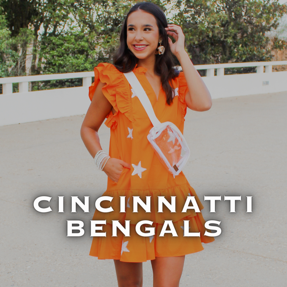 Cincinnatti Bengals Gameday Styles - Frock Candy Cincinnatti Bengals Gameday Styles - Frock Candy