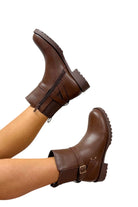 Pulling Away Low Buckle Ankle Booties-SHOE BOOT ANKLE