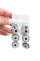 Keep It Spooky Beaded Boo Earrings-ACC EARRING