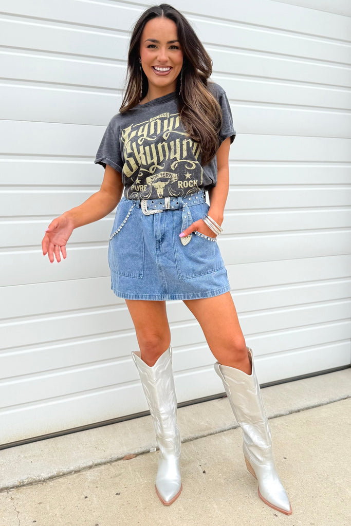 whiskey design lynyrd skynyrd graphic tee