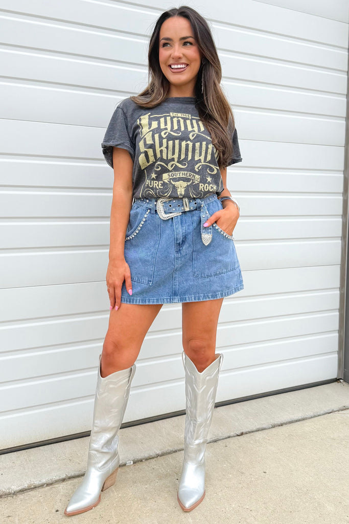 whiskey design lynyrd skynyrd graphic tee