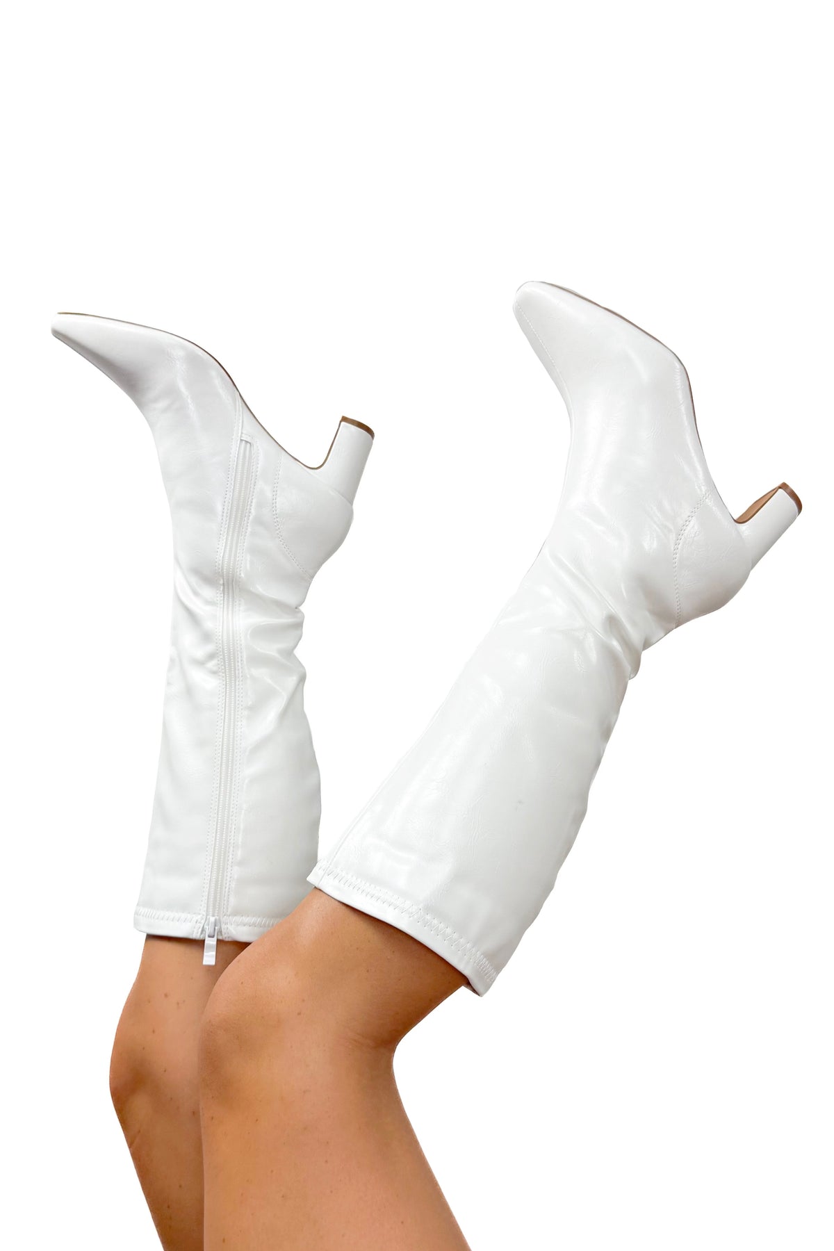 Out And About Pleather Boots-SHOE BOOT MID-CALF