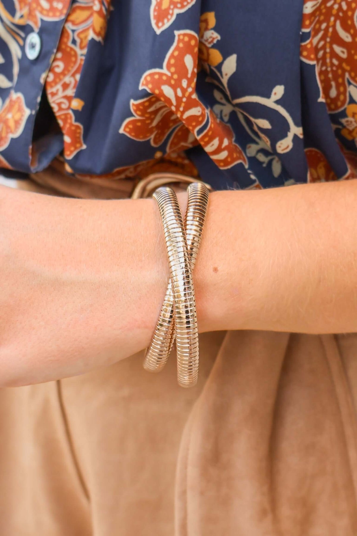 A Classic Choice Textured Bracelet Set