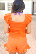 Take Me With You Cap Sleeve Ribbed Top-TOP S/S SOLID