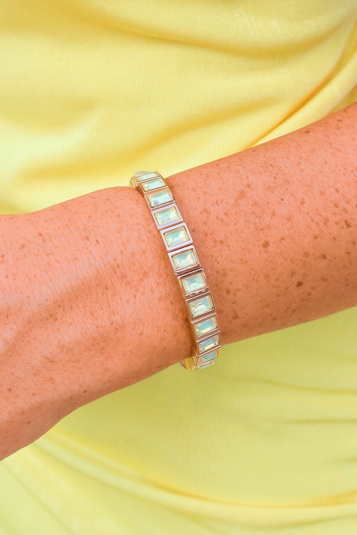 Taylor Shaye yellow rectangle gemstone bracelet