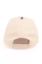 Dolly Vibes Cow Print Baseball Cap - back view