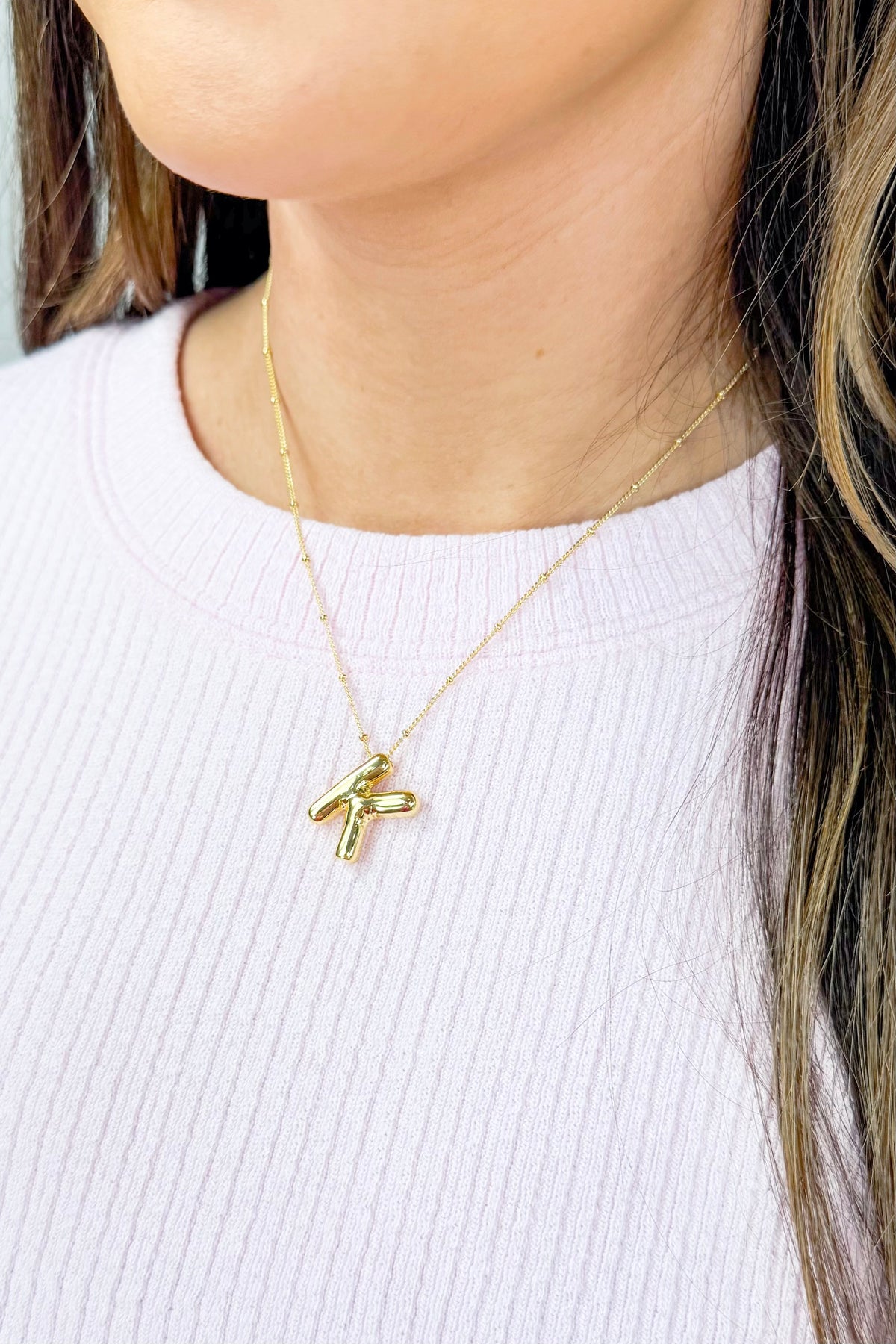 Mark My Word Initial Necklace-ACC NECKLACE