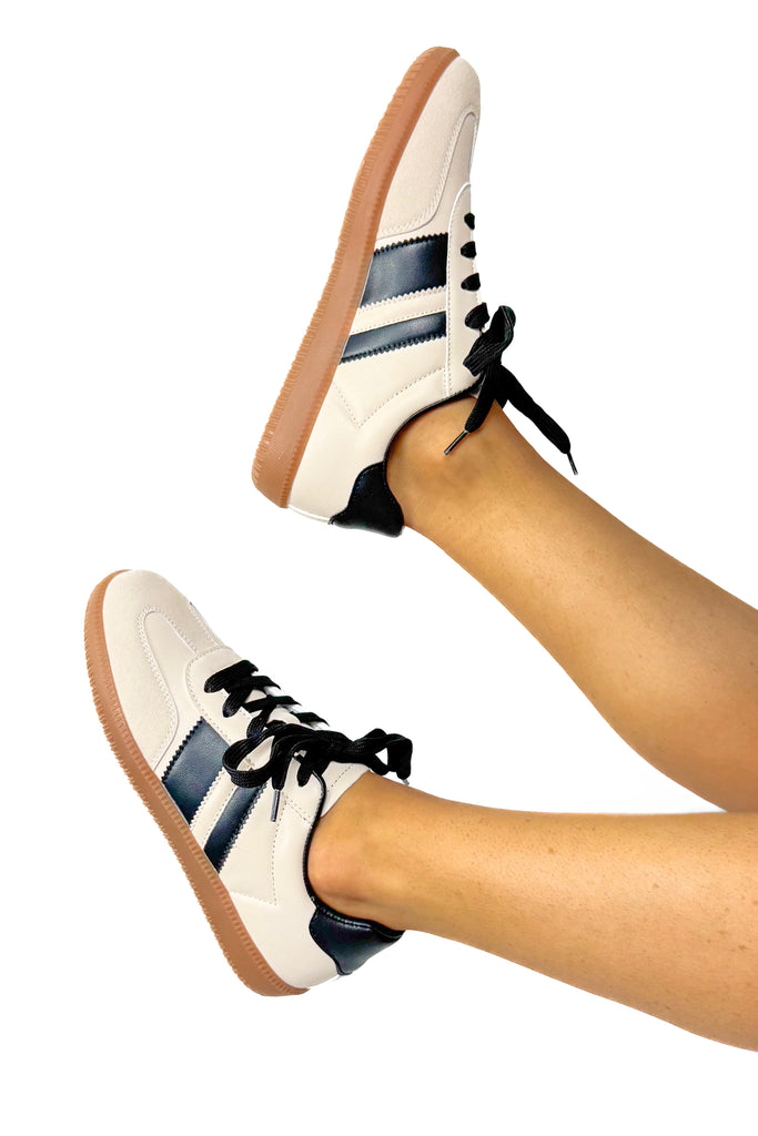 Double Striped Sneakers