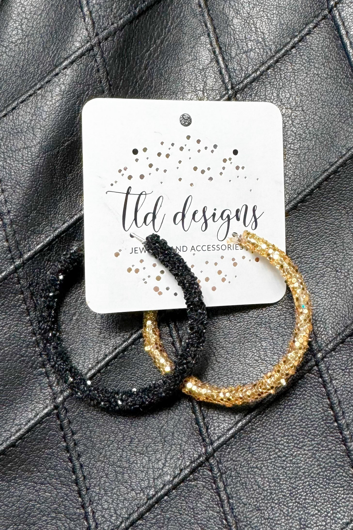Mix and Match Glitter Hoops-ACC EARRING