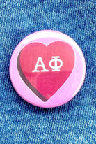 AP Conversation Heart 2 inch Mini Gameday Button close-up
