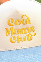 Cool Moms Club Baseball Cap in Light Denim - alternate view