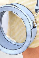 It's Game Time Baby Circle Clear Bag in Grey - close-up
