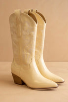 Makes You Happy Classic Western Cowgirl Boots in Yellow