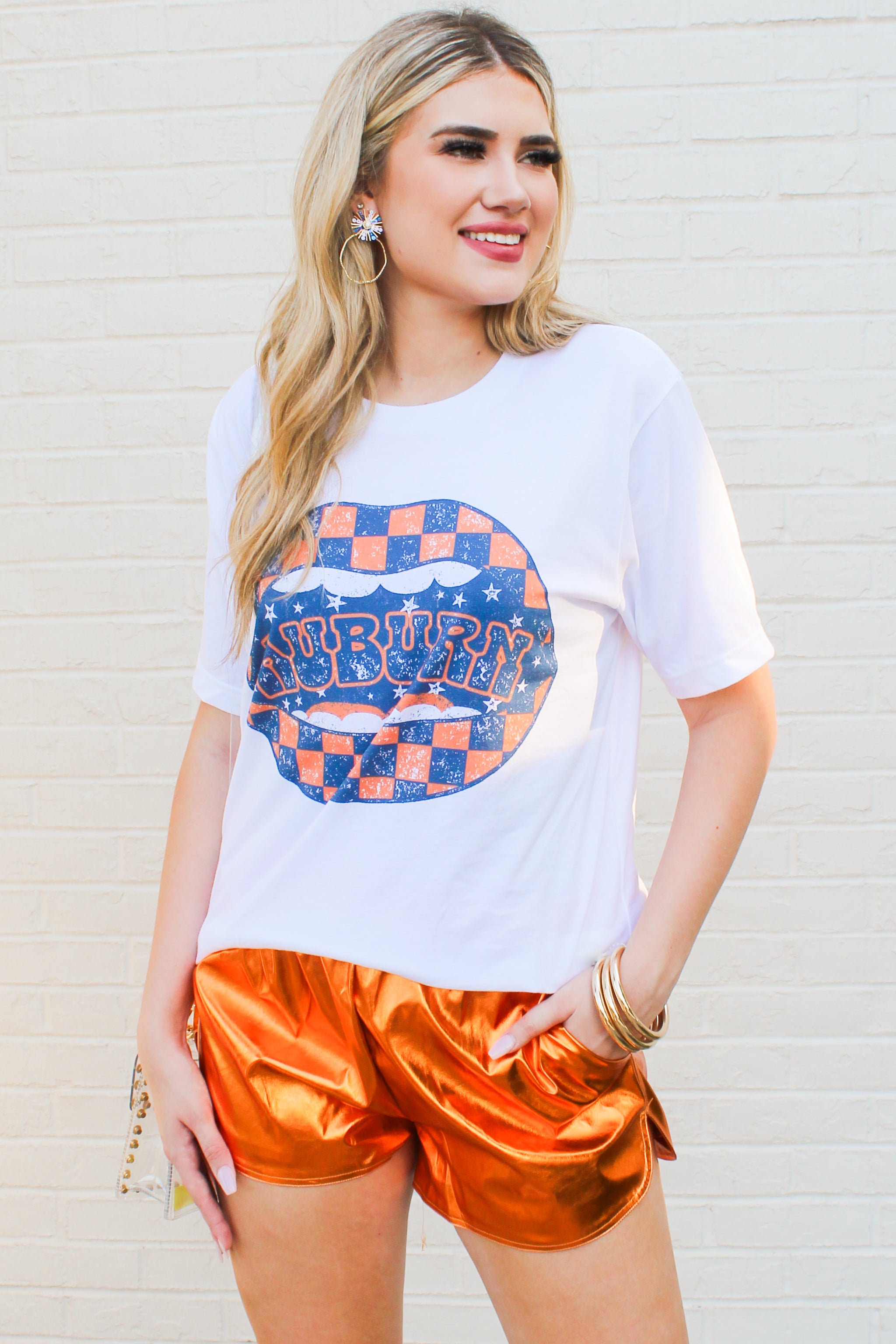 Gameday in Auburn Oversized Tee - Frock Candy