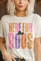 Only Here for the Boos Halloween Tee in White