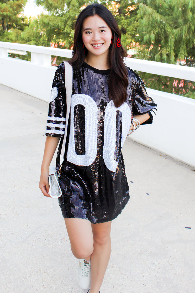 sequin dress