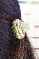 Sunsets and Shorelines Marbled Seashell Hair Clip-ACC HAIR CLIP