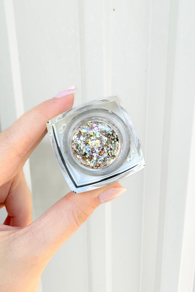 champagne glitter balm