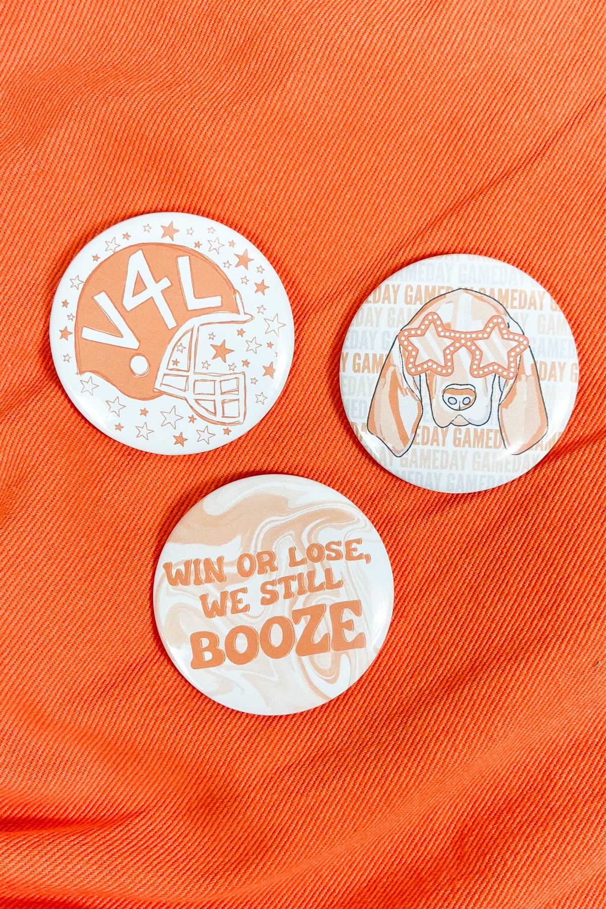 Vols 4 Life Button Set-ACC PIN