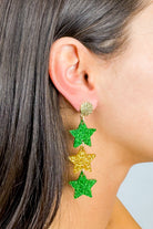 In Alignment Glitter Earrings by Taylor Shaye-ACC EARRING