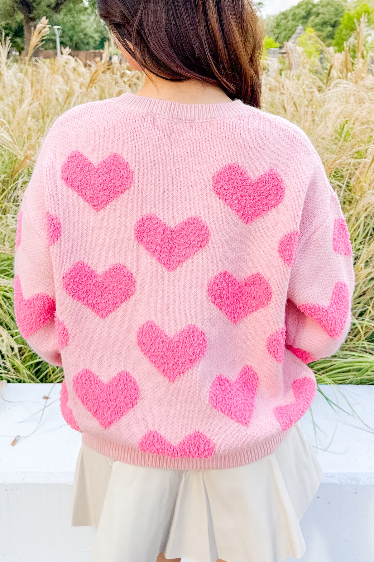 Lots of Love Knit Sweater Size XL-TOP WINTER SWEATER