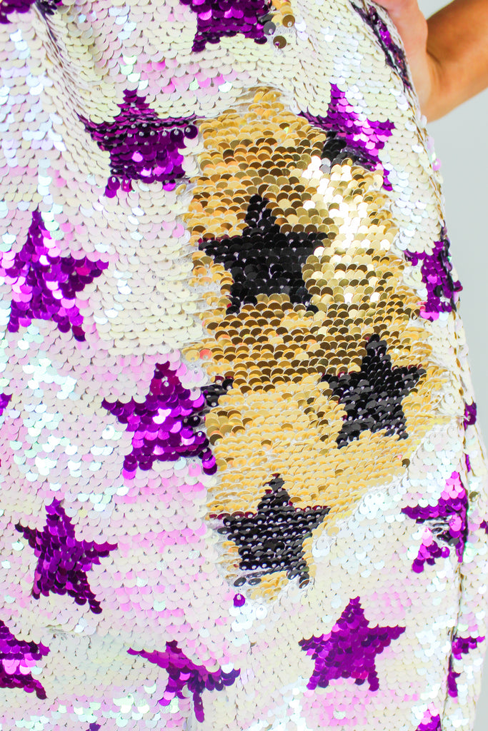 sequin skirt
