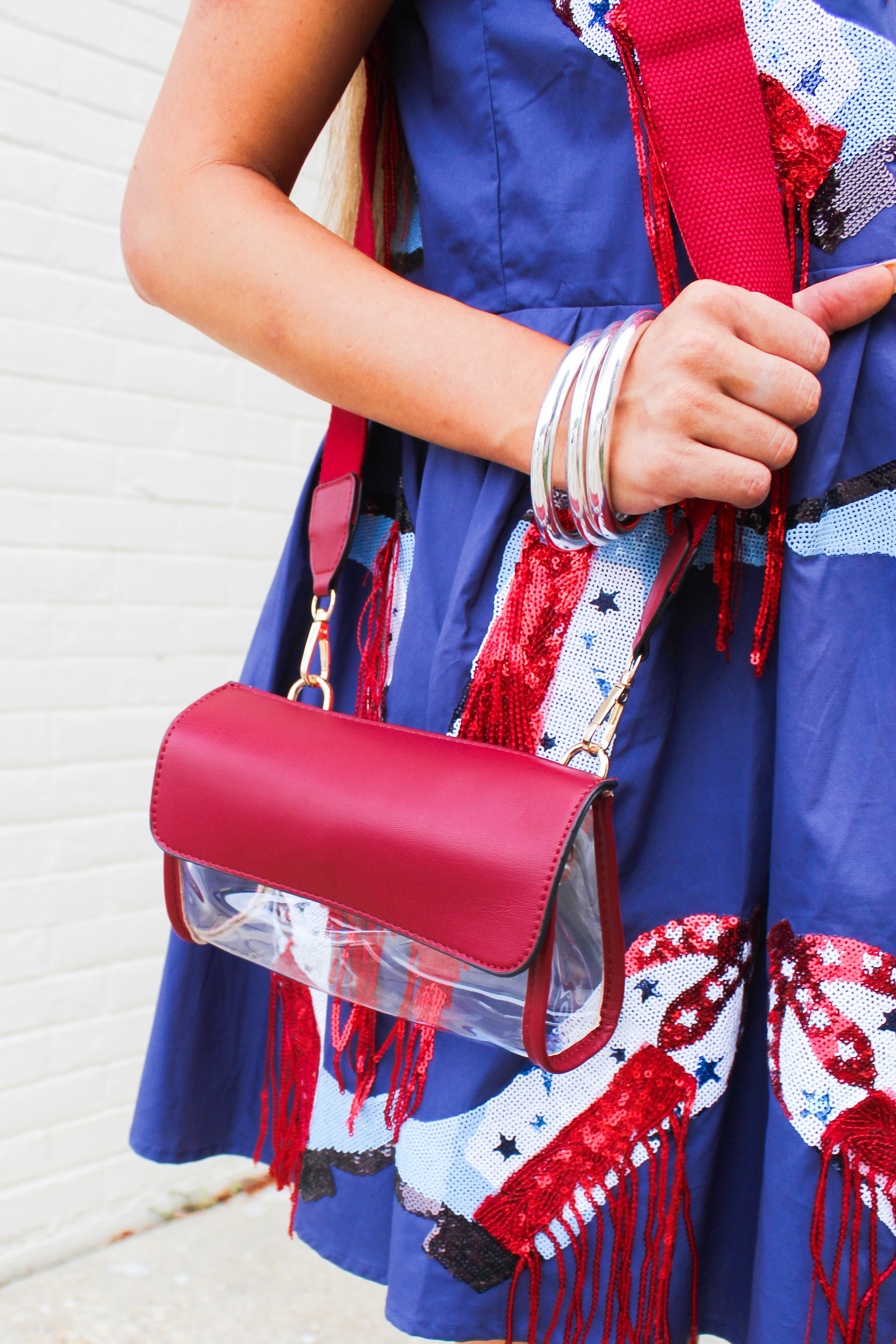 Game Day Clear Crossbody Bag