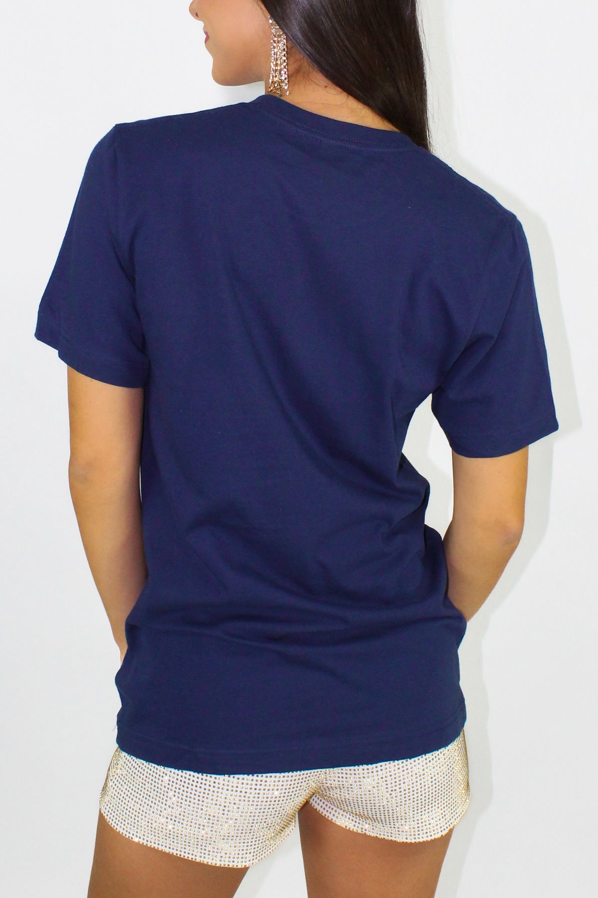 You're Golden Tiger Tee in Navy-TOP S/S PRINT