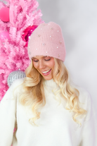 Good Call Soft Knit Embellished Beanie-ACC CAP