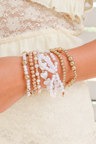 Love Me Not Pearl Beaded Bracelet Set-ACC BRACELET