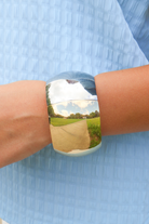 Something I Don't Understand Two Tone Dome Cuff Bracelet-ACC BRACELET