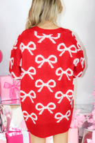 All I Want Oversized Bow Knit Cardigan-TOP CARDIGAN