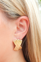 Make it Known Gold Dipped Layered Stud Earrings-ACC EARRING