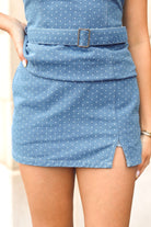 All the Beautiful Things Belted Tube Top and Skort Set