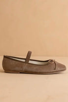 Naturally Chic Velvet Suede Ballet Flat in Brown - alternate view