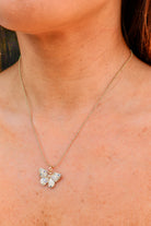 Flutter Away Butterfly Pendant Necklace by TLD Designs-ACC NECKLACE
