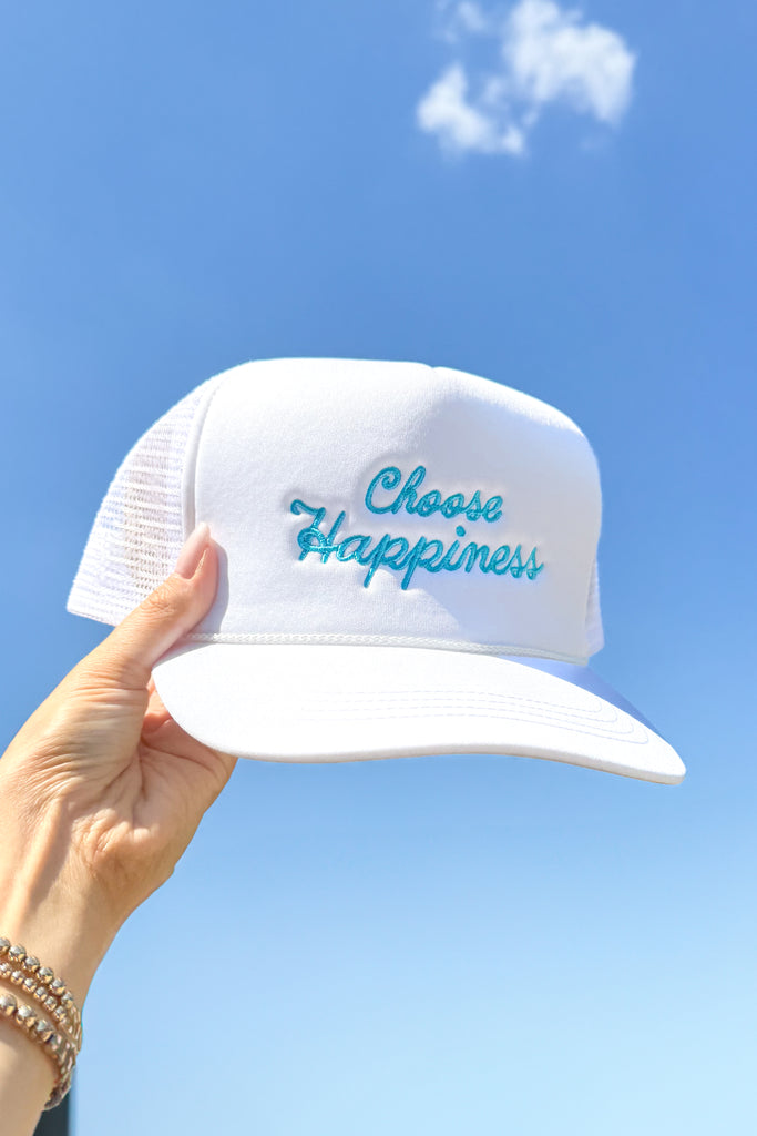 choose happiness trucker hat