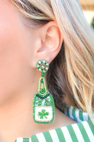 Lucky Clover Champagne Earrings-ACC EARRING