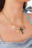 More Than You Know Cross Charm Necklace-ACC NECKLACE