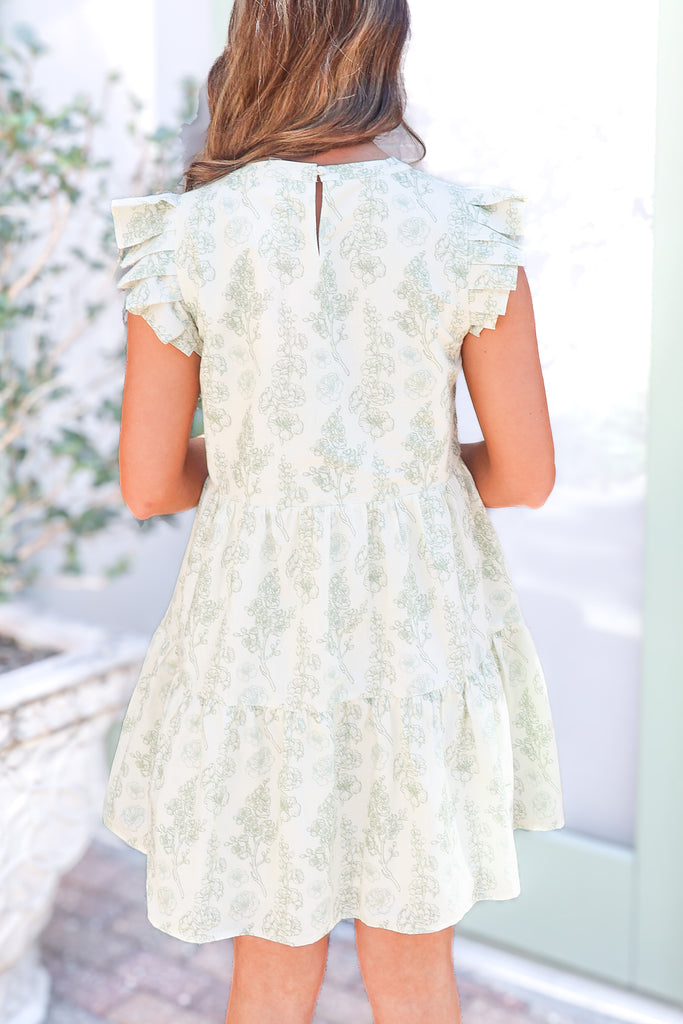 back of mini dress