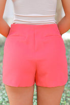 Everywhere and Back Wrap Front Mini Skort Size L-SKIRT CASUAL SOLID
